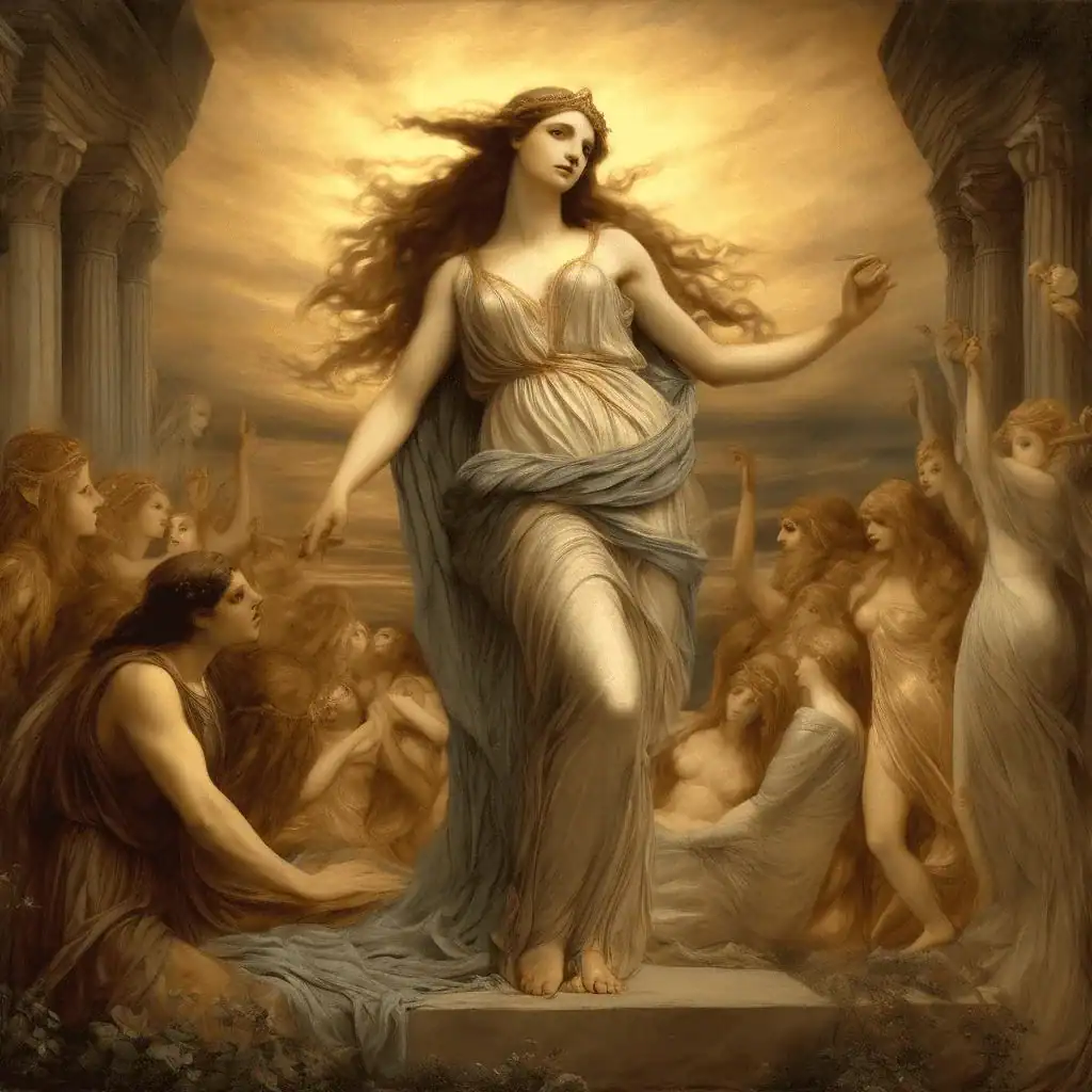 Poème de l’âme 15: Un Soir – Louis Janmot