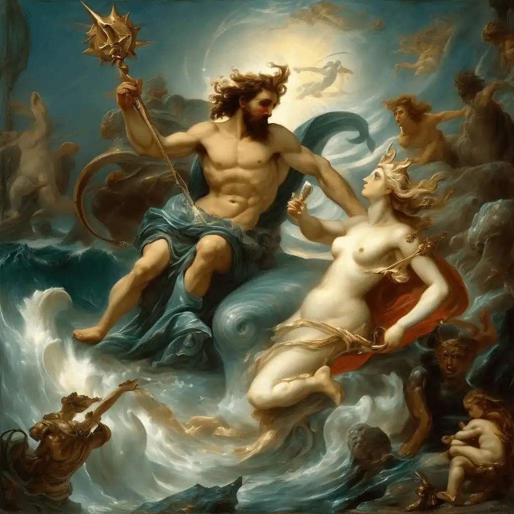 Neptune and Andromeda – Alexandre Jacovleff
