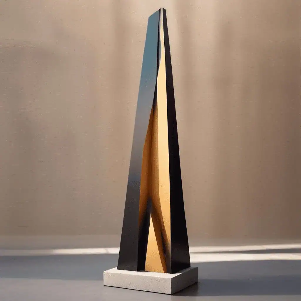 Tall Obelisk with Two Holes and a Notch – Bob Law